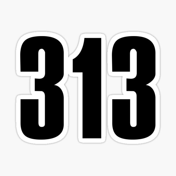 area-code-313-stickers-redbubble