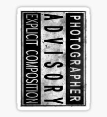 Photographer Sticker