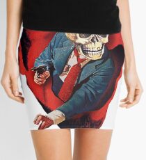 Devilhead Skullman Mini Skirt