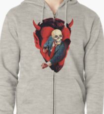 Crâne de diable Veste zippée à capuche