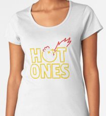 Heiße Einsen Premium Rundhals-Shirt