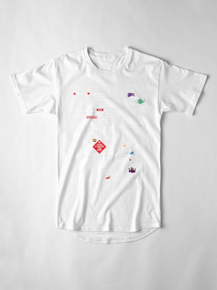 Alternate view of Wise Words From The Office - The Office Quotes Long T-Shirt