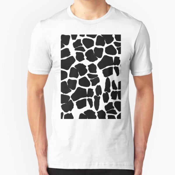 Monochrome giraffes Slim Fit T-Shirt