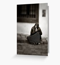 Bratislavian Street Life Greeting Card