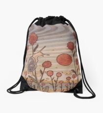 Mochila de cuerdas Caracol en las flores