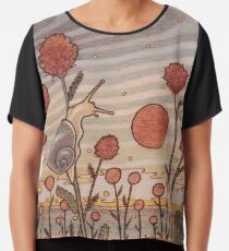 Blusa Caracol en las flores