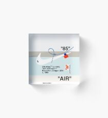 Off White Sneakers Acrylic Block
