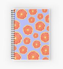 Cuaderno de espiral Pomelos (patrón azul)