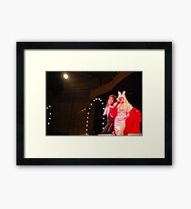 Sophie Brous and Miss Piggy Framed Print