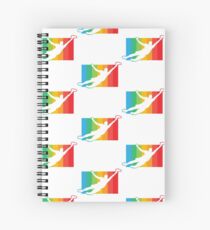 Cuaderno de espiral El mejor disco volador del disco volador golf