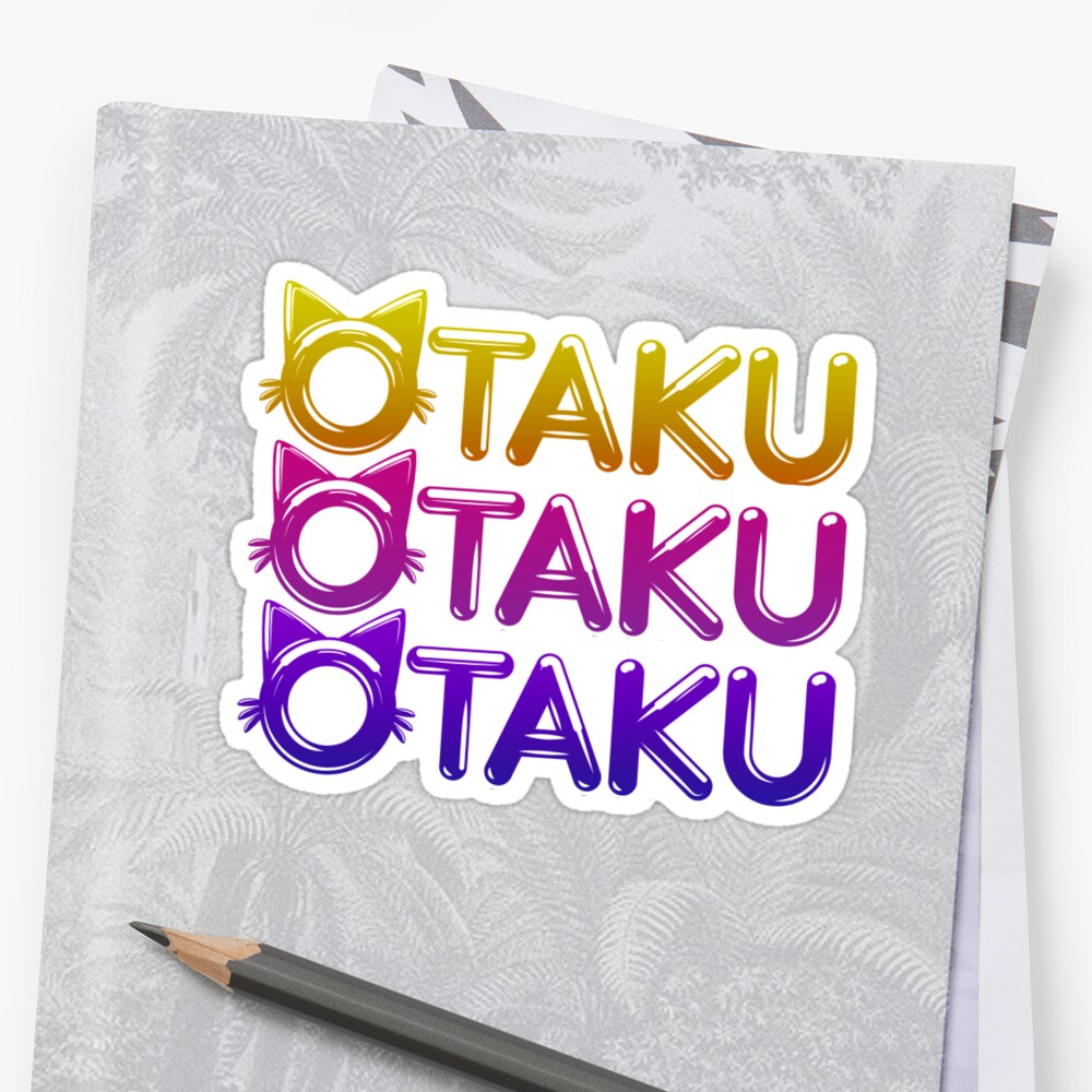  Otaku  Sticker  by darthterry Redbubble