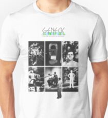Camiseta unisex Génesis - El cordero se acuesta en Broadway (ilustraciones extendidas)