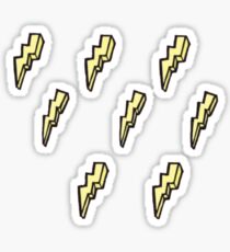 lightning bolt Sticker