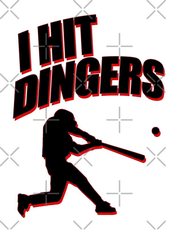 "I hit Dingers" by American Artist | Redbubble