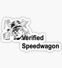 Pegatina Jojo's Bizarre Adventure Verified Speedwagon