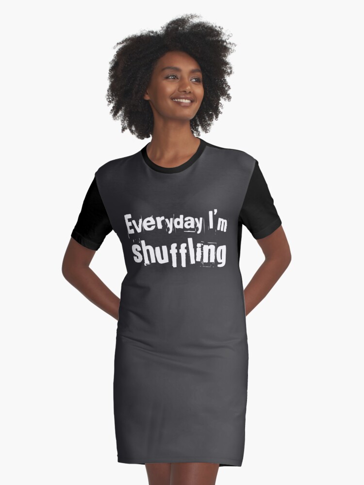 Mad Over Shirts Everyday Im Shuffling Unisex Premium Tank Top