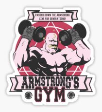 Pegatina Gimnasio de brazo fuerte