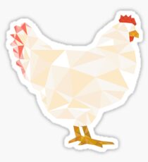 Geometrisches Huhn Sticker