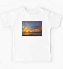 Serenity Prayer Sunset By Sharon Cummings Kids Tee
