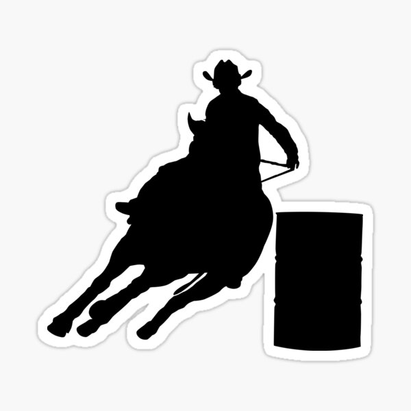 Barrel Racing Stickers Redbubble