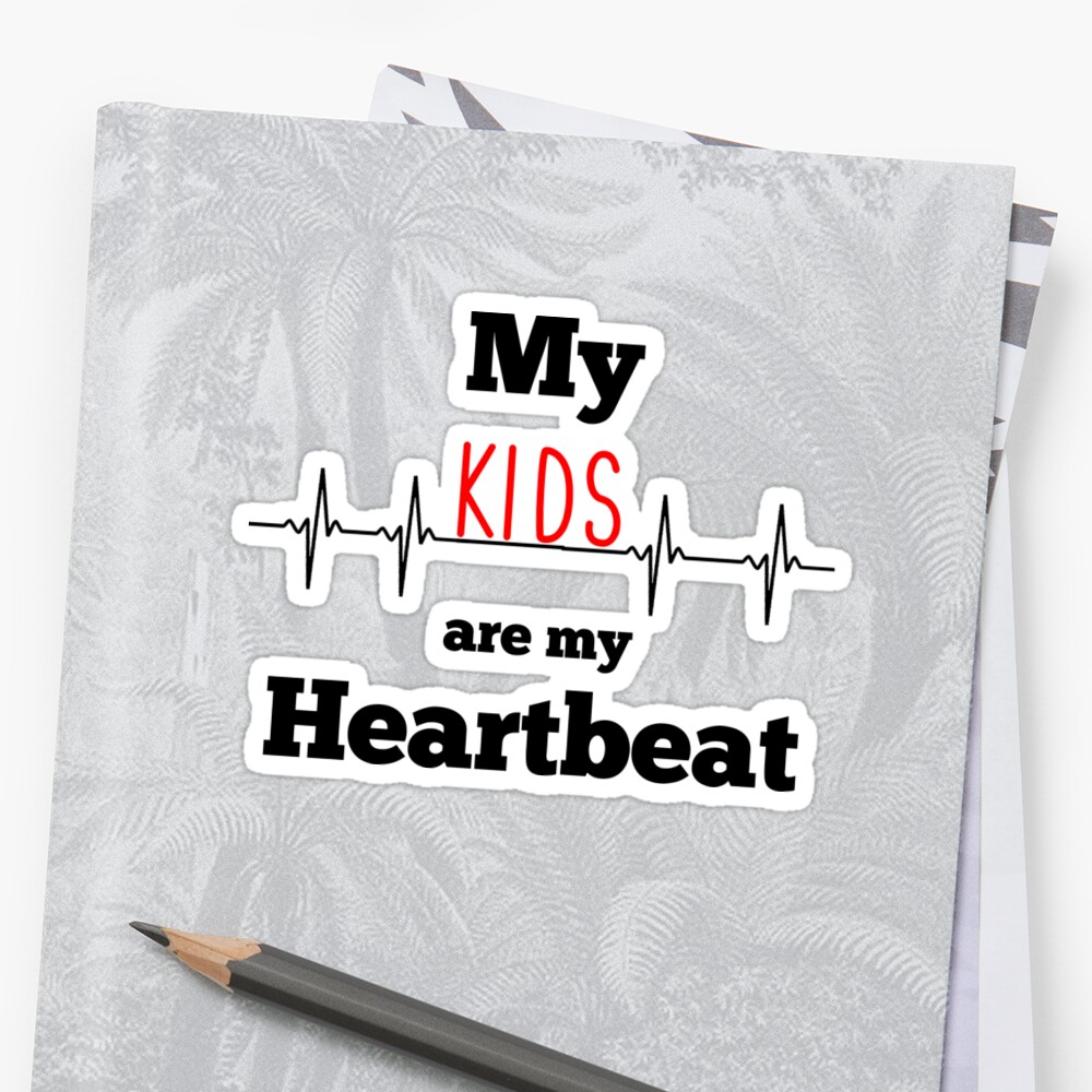 Kids Heartbeat Gift From Children Heartbeat Greatest Dad Greatest