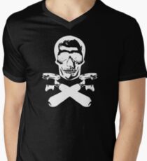 Skull & Portafilters Men's V-Neck T-Shirt