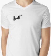 Hero Fiennes-Tiffin Signature BLACK V-Neck T-Shirt