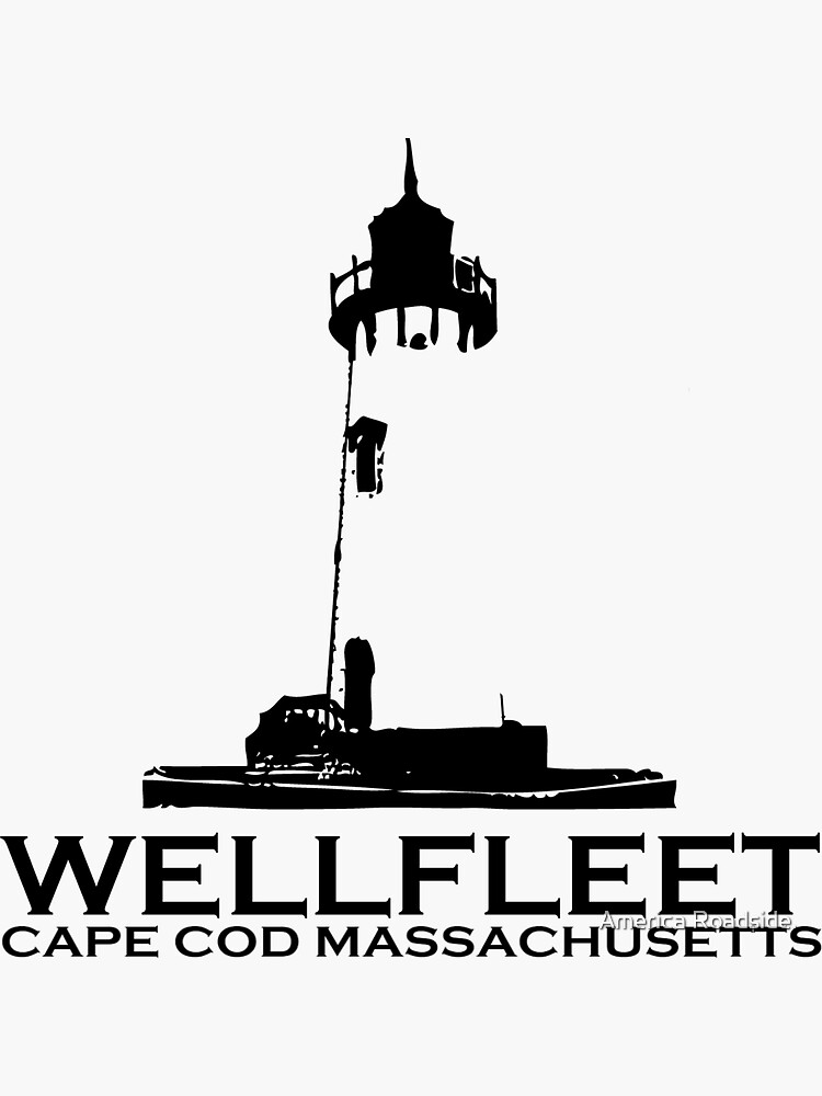 "Wellfleet Cape Cod." Sticker by ishore1 Redbubble