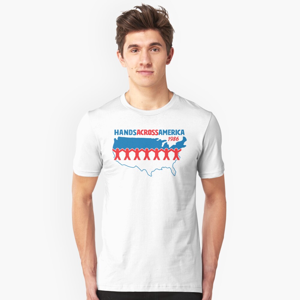 hands across america 1986 t shirt