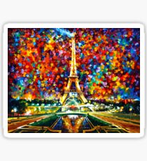 Paris meiner Träume - Leonid Afremov Sticker