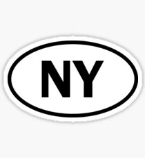 Pegatina Nueva York - NY - pegatina ovalada y más
