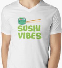 SUSHI VIBES V-Neck T-Shirt