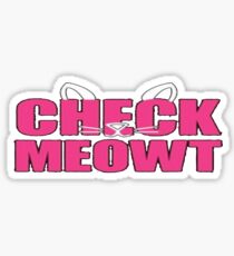 überprüfe mich Sticker