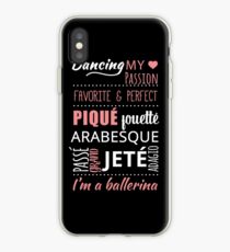 Ich bin eine Ballerina !! Ballett-Wörter klassischer Tanz iPhone-Hülle & Cover