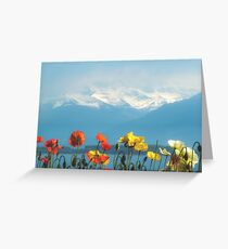 Swiss Flowers Greeting Card
