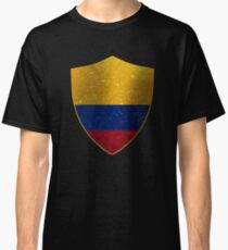 Colombia Flag Shield Classic T-Shirt