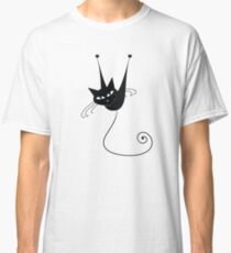 Black cat silhouette Classic T-Shirt