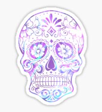 Purple Skull Sticker