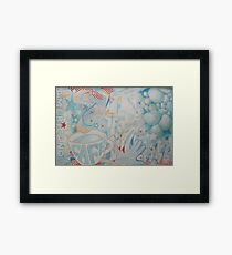 Coloured Pencil Doodle Framed Print