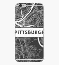 Straßenkarte von Pittsburgh, Pennsylvania iPhone-Hülle & Cover
