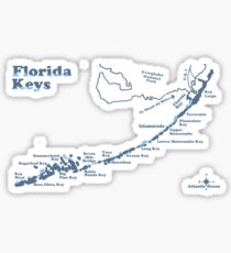 Die Florida-Schlüssel. Sticker