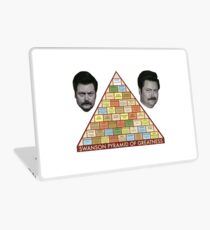 Swanson Pyramid of Greatness Laptop Skin