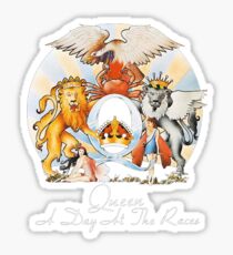 Queen - Ein Tag bei den Rennen (Album Cover Art) Englische Rockband Musik Aufkleber Kunst, Handwerk & Nähen Sticker