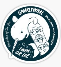 Gnarlywhal Sticker