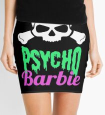 Psycho Barbie Skull Mini Skirt
