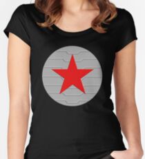 Winter Soldier - Shield Women's Fitted Scoop T-Shirt