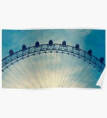 Top of the London Eye Poster