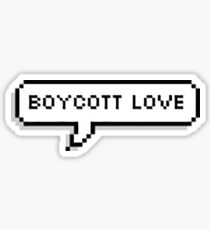 Boykott-Liebe Sticker