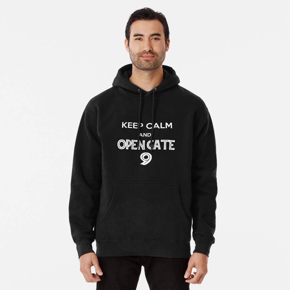 Keep Calm and open gate 9 Sudadera con capucha