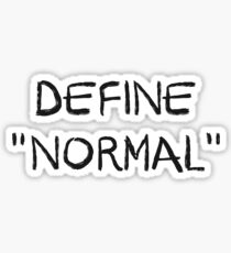 Definieren Sie Normal Sticker